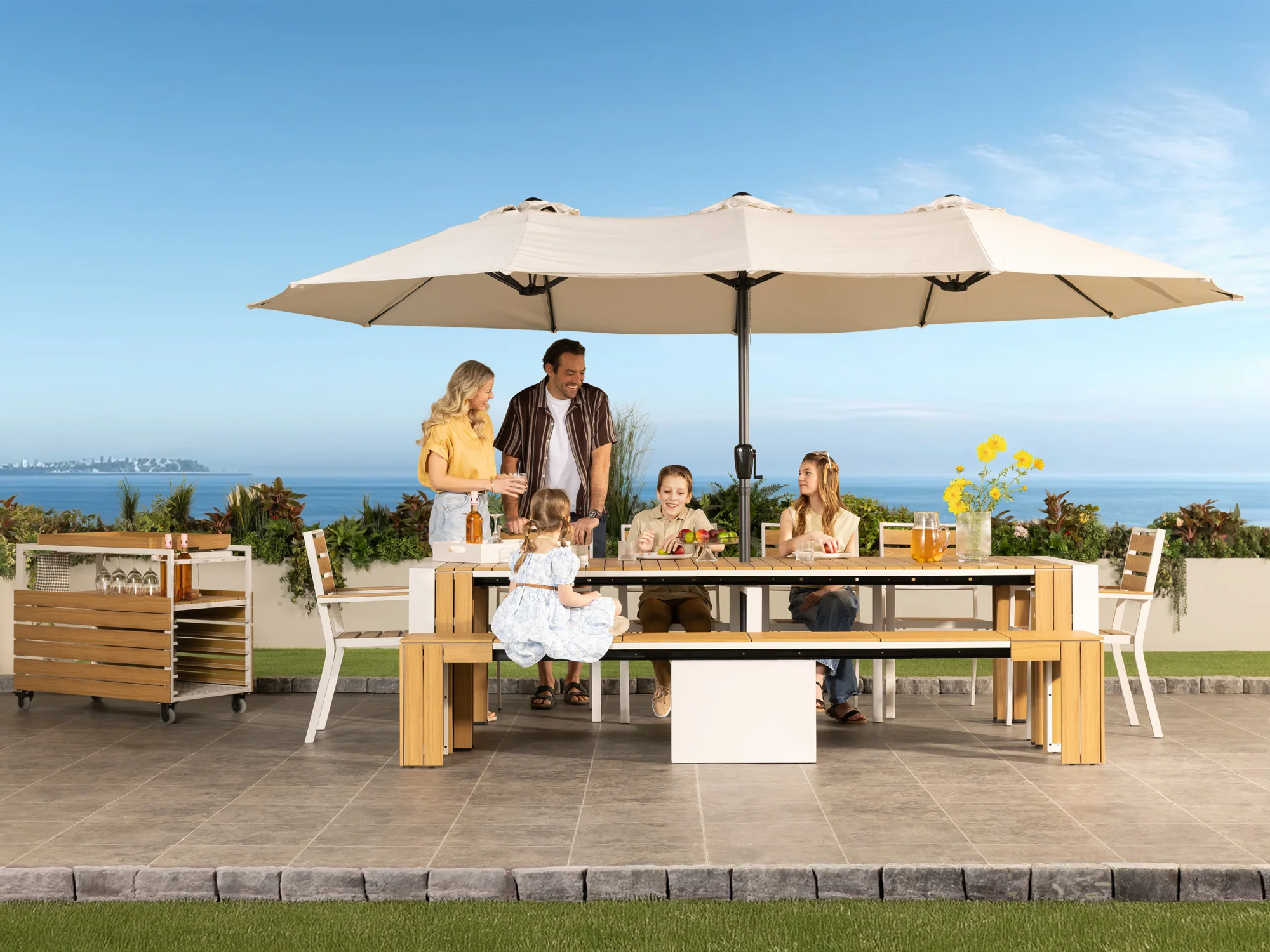 Transformer Outdoor Patio Umbrella