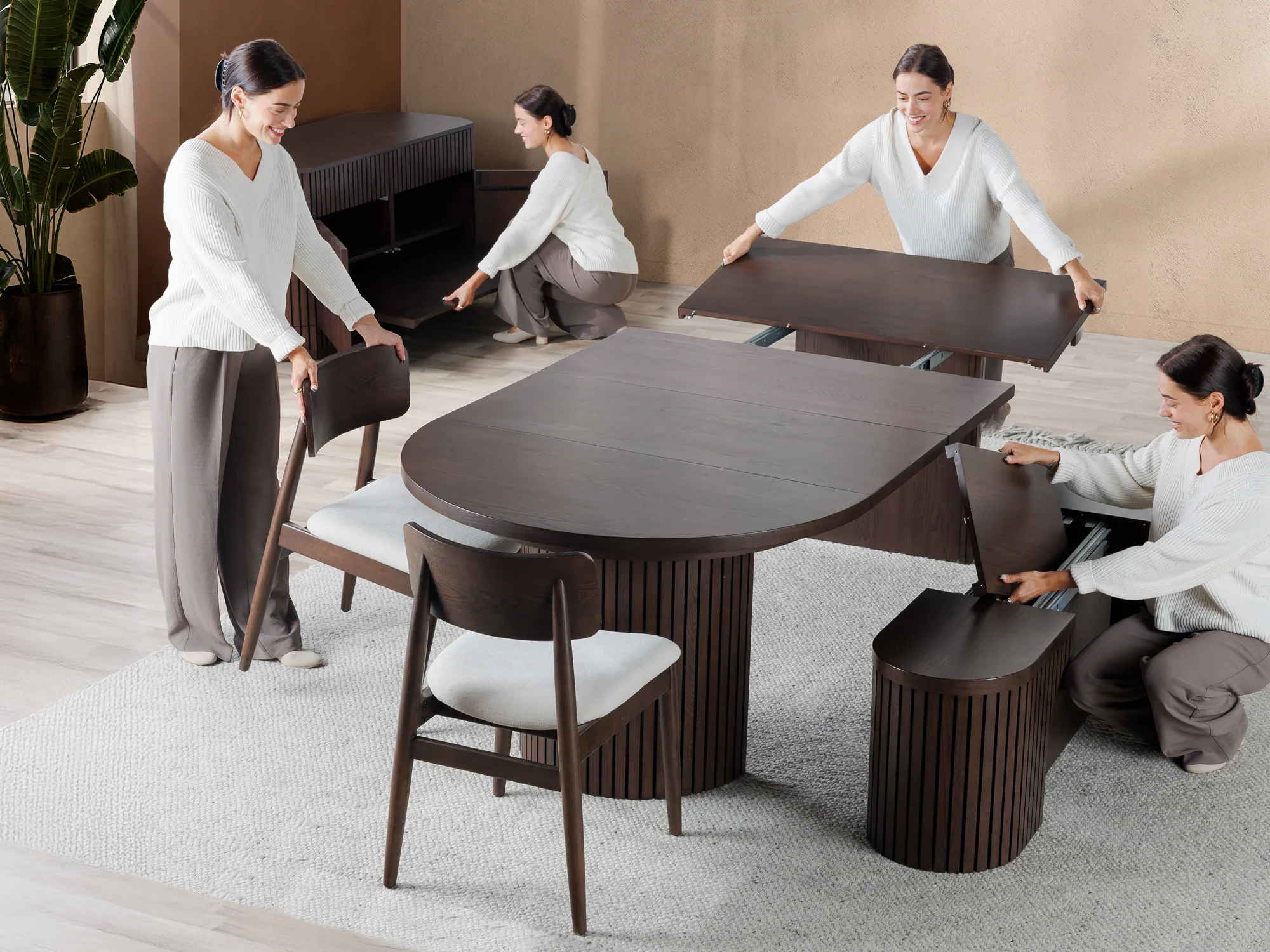 Round Dining Set - The Family - Image 42