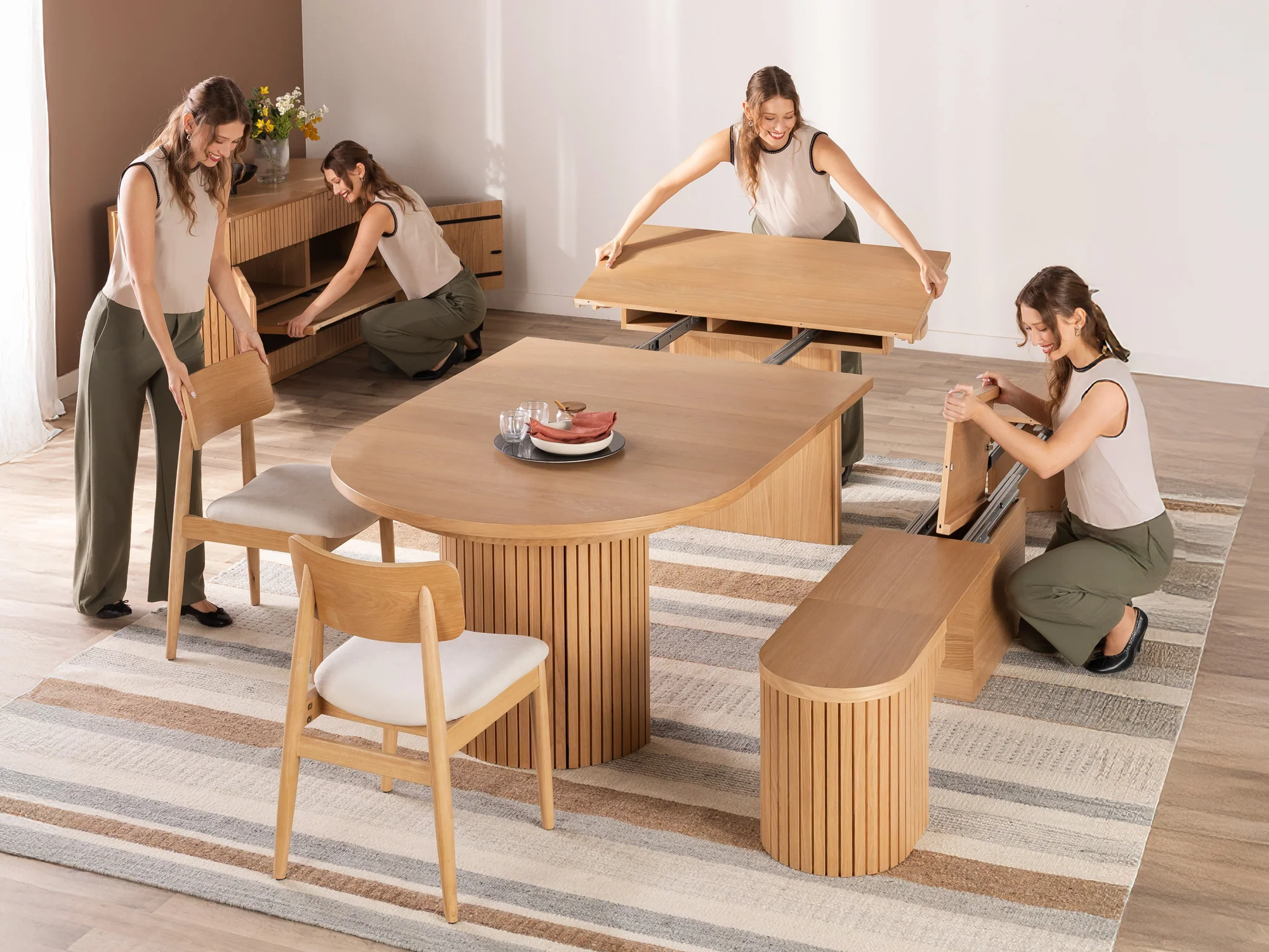 Round Dining Set - The Practical - Image 23